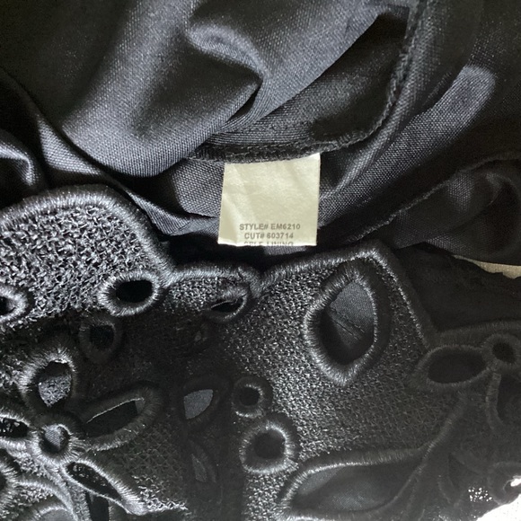 Eva Franco Jamila Dress - Black Vine Woman’s Size 2 New With Tags - Picture 10 of 16